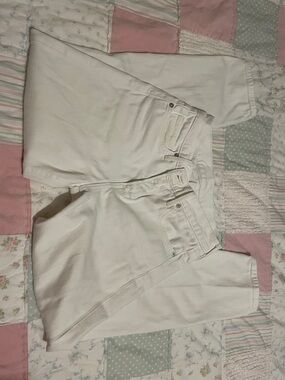 Vince White Skinny Crop Jeans